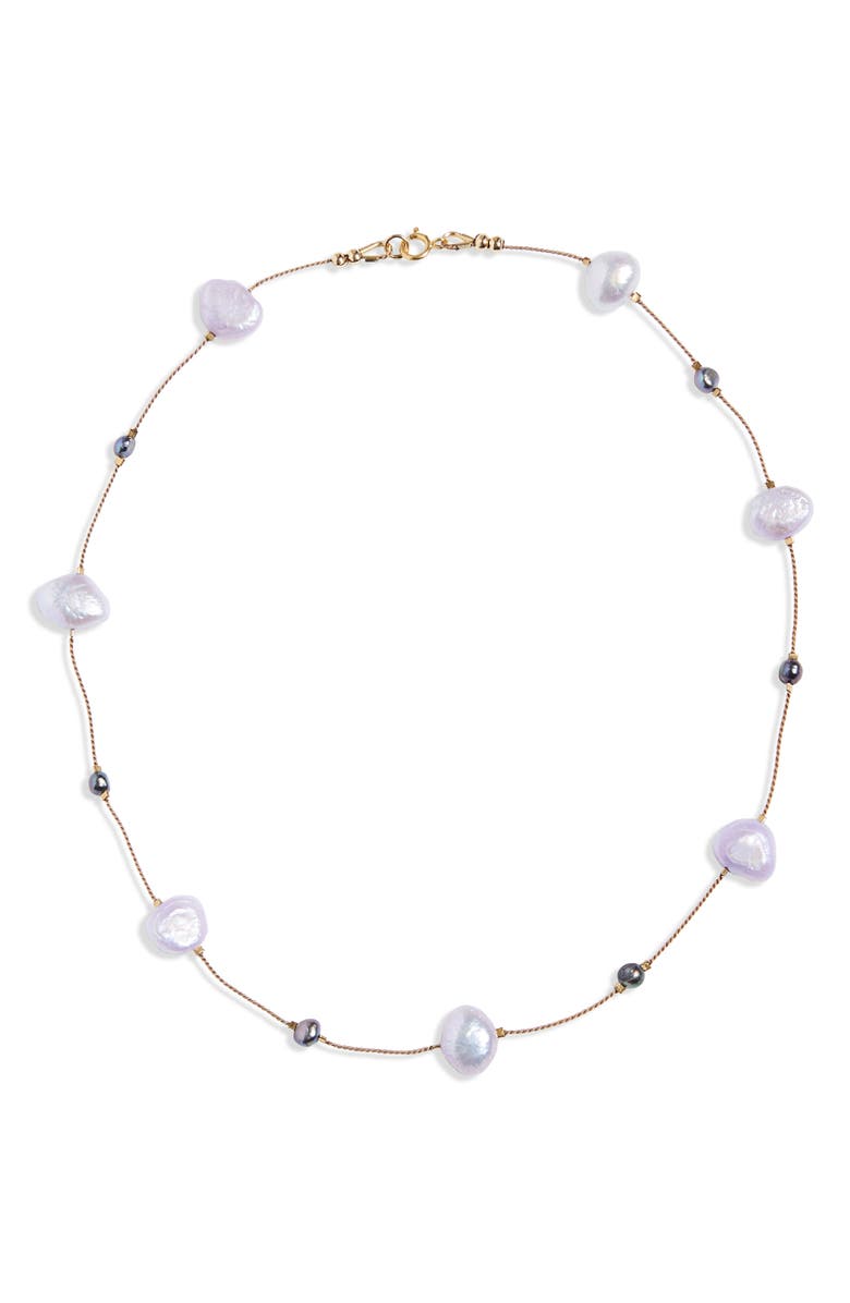 Isshi Desnuda Necklace, Main, color, Lavender