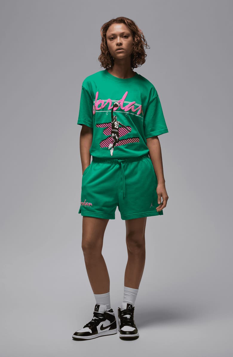 Jordan Brooklyn Fleece Sweat Shorts, Alternate, color, 