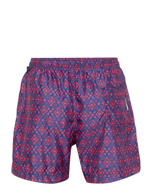 Peninsula Swimwear Camogli V5 Recycled-polyester Swim Shorts In Purple