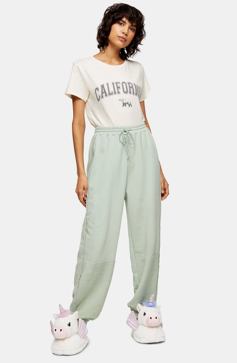 Topshop California Bear Graphic Tee, Alternate, color,