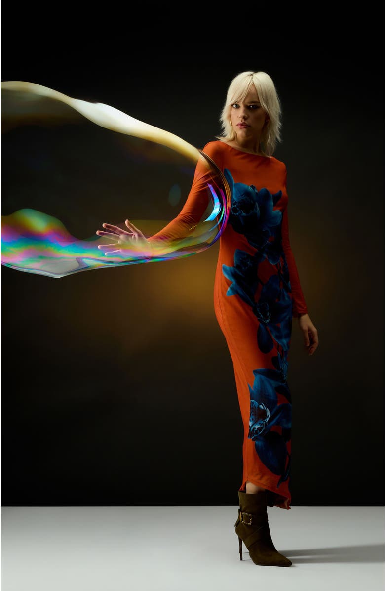 Daska Laila Dress, Alternate, color, Floral Print