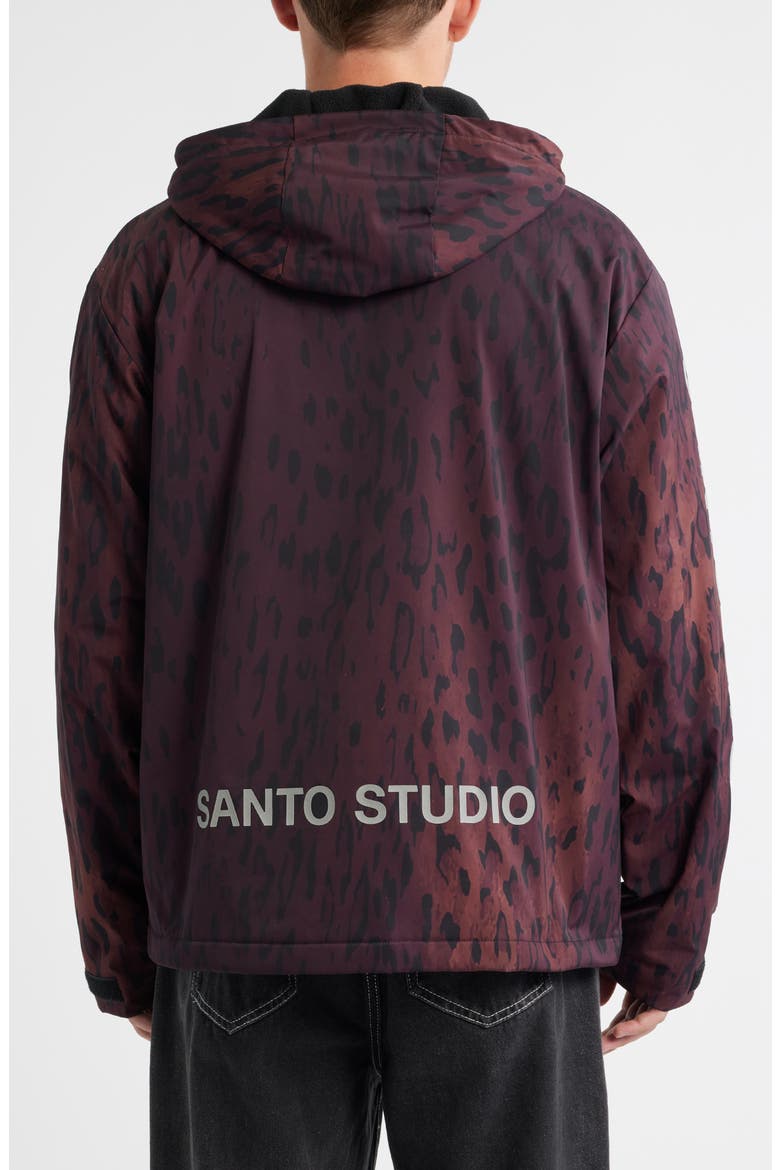 Preda Hooded Snowboard Jacket, Alternate, color, BROWN