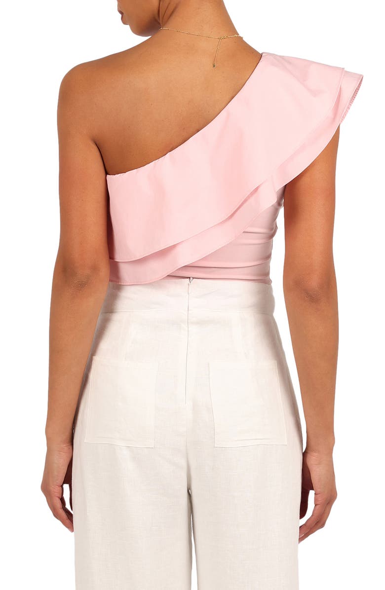 Petal & Pup Kate One-Shoulder Ruffle Top, Alternate, color, 