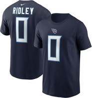 Nike Men's Nike Calvin Ridley Navy Tennessee Titans Player Name & Number T-Shirt