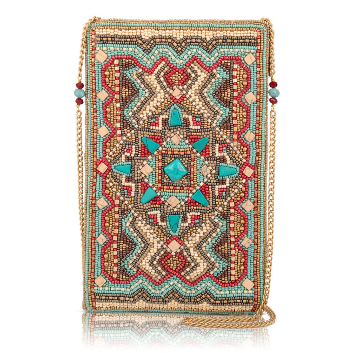 Turquoise Trail Crossbody Phone Bag, Main, color, Turquoise