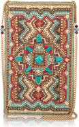 Mary Frances Accessories Turquoise Trail Crossbody Phone Bag