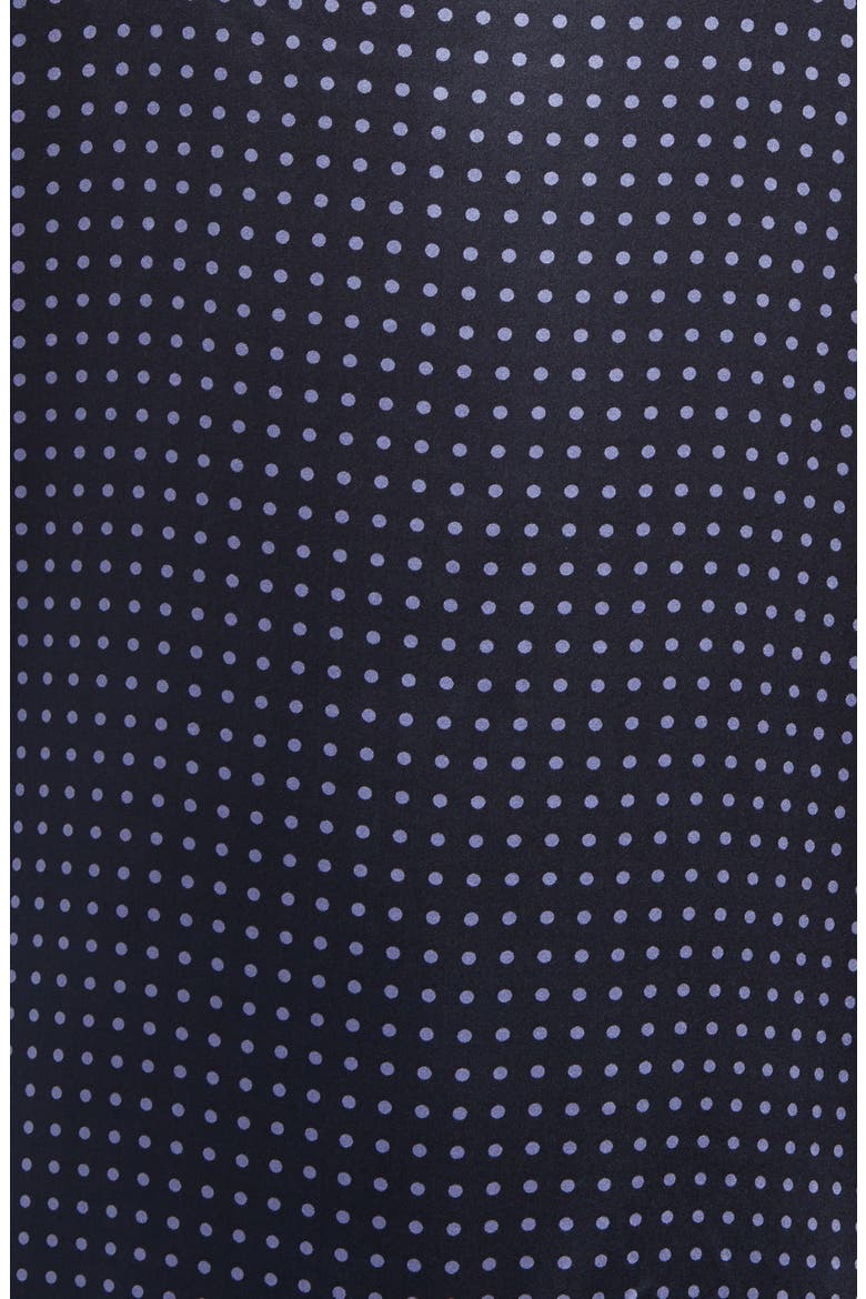 Dot Silk Pajamas, Alternate, color, NAVY DOT