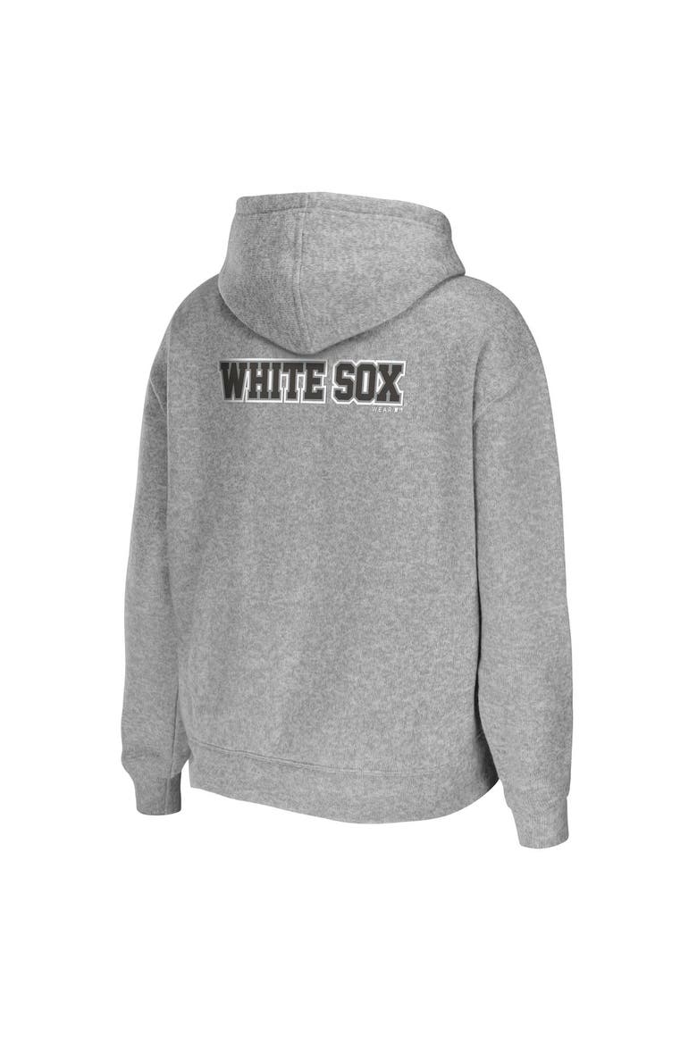 Women's WEAR by Erin Andrews Heather Gray Chicago White Sox Full-Zip Hoodie, Alternate, color, Heather Gray