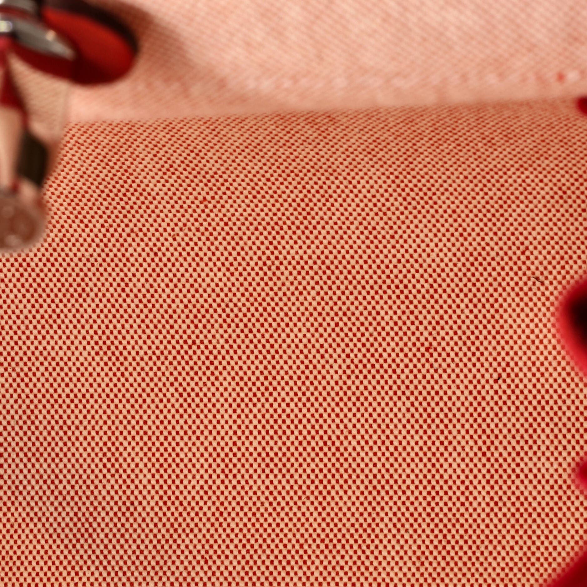 Pre-Owned Hermes Herbag Zip Pegase Pop Toile and Leather 31, Alternate, color, Rouge Piment