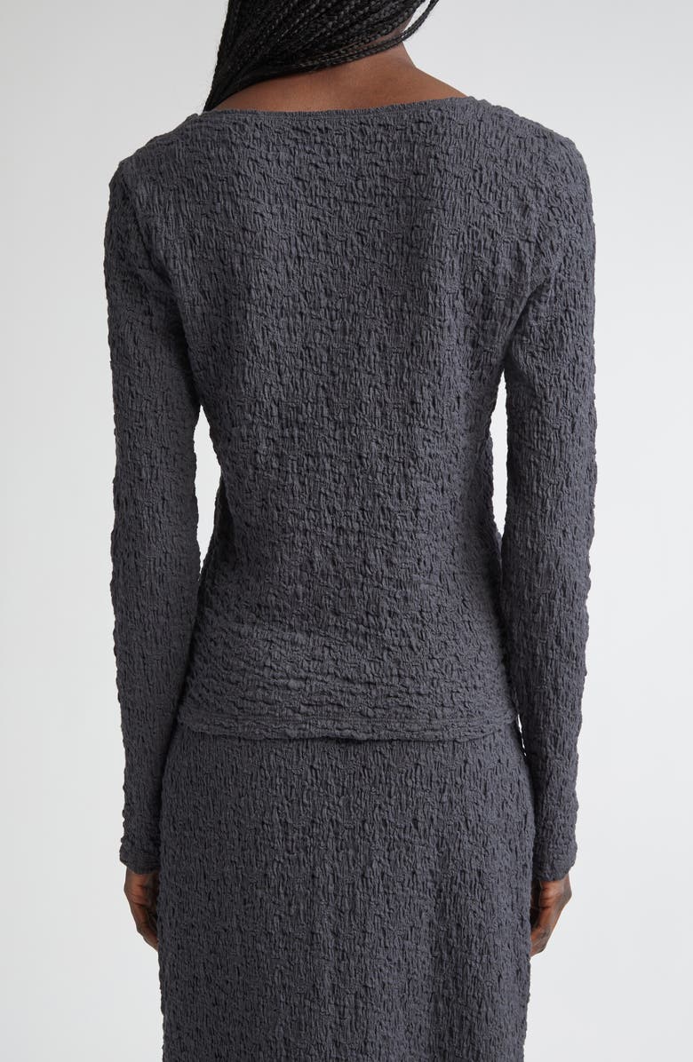 Vince Long Sleeve Scoop Neck Top, Alternate, color, Graphite