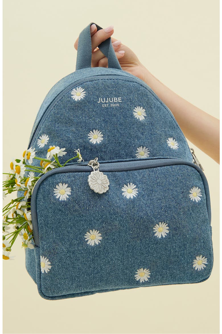 Everyday Mini Diaper Backpack, Alternate, color, DENIM DAISIES