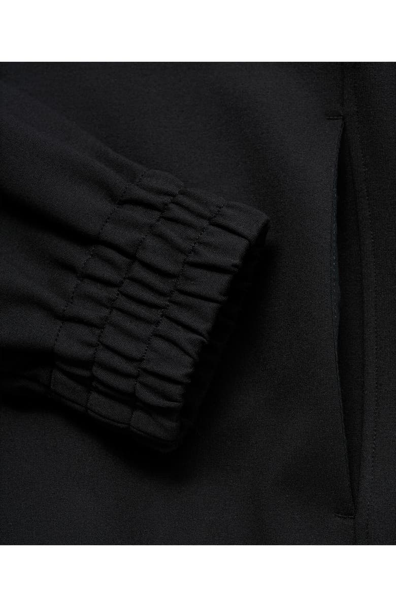 MANGO Regular Fit Zip-Up Sweatshirt, Alternate, color, Navy