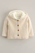 Nordstrom Fleece Lined Hooded Cardigan