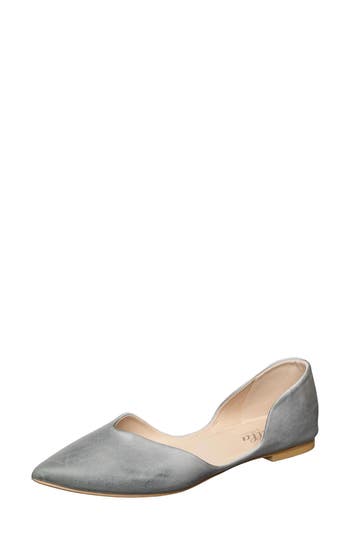 Antelope Thea Pointed Toe Flat In Blue