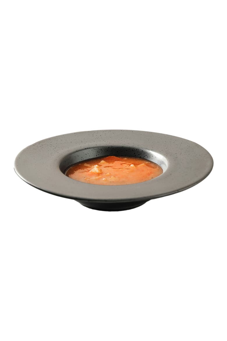 Valencia Porcelain 16-Piece Dinnerware Set, Alternate, color, Metallic Grey