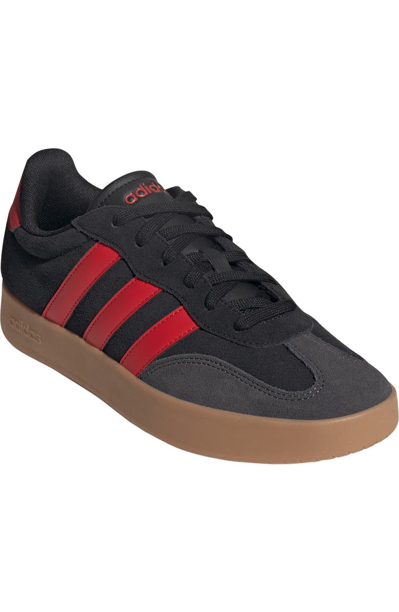 adidas Barreda Sneaker, Main, color, Core Black/ Scarlet/ Gum10