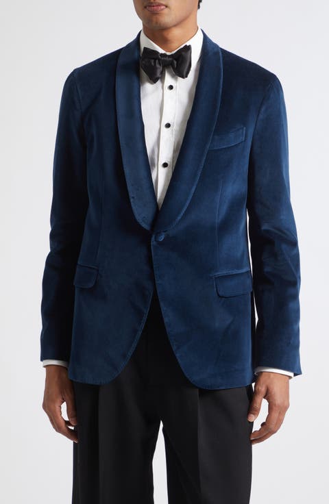 Velvet Shawl Collar Jacket