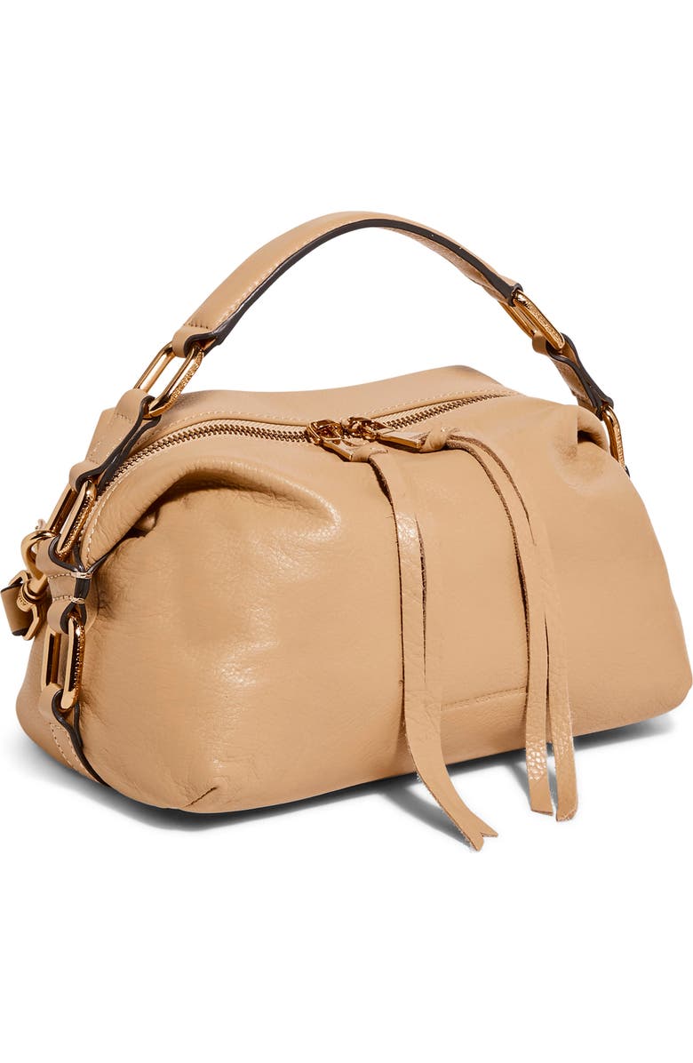 AIMEE Dumpling Leather Top Handle Bag, Alternate, color, Camel