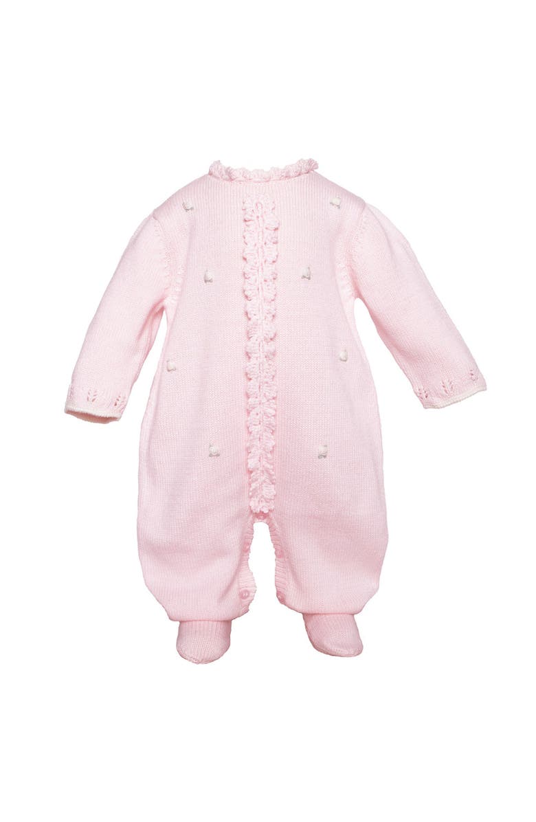 Cuclie Rosette Knit Footie, Alternate, color,