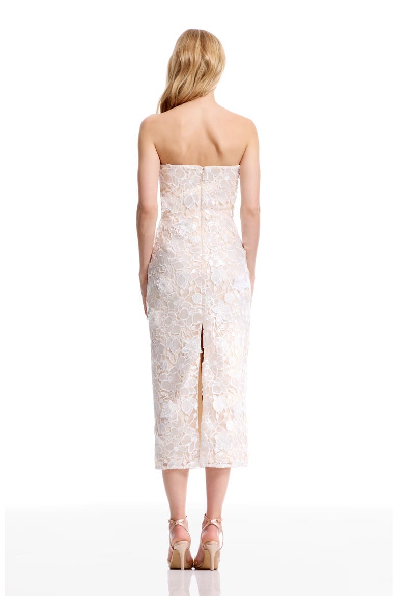 Shailene Lace Strapless Dress, Alternate, color, OFF WHITE
