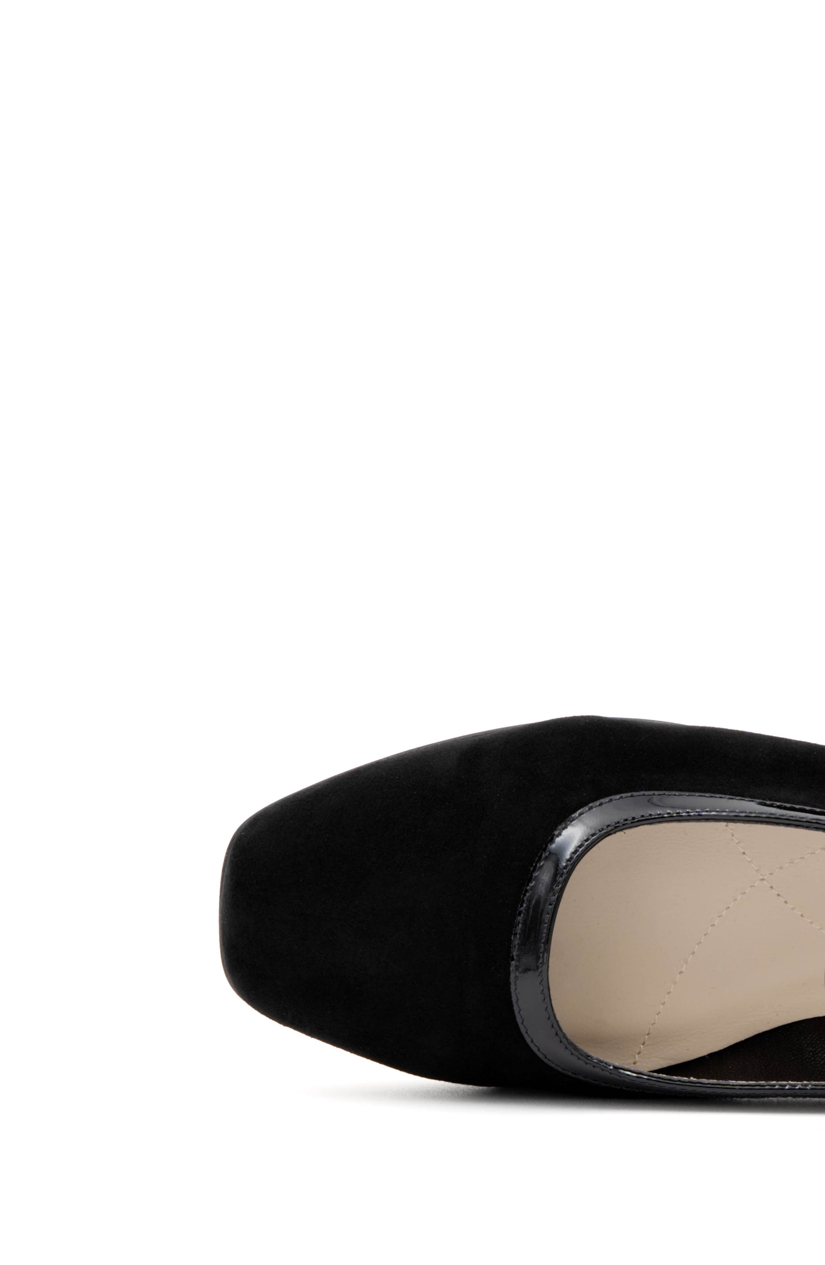 Amalfi by Rangoni Galba Mary Jane Flat, Alternate, color, Black Cashmere Black Vernice