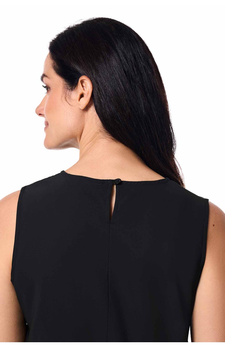 Coolibar Women's Long Sleeve Top Tank - UPF 50+ Sun Protection - St. Tropez, Alternate, color, Black