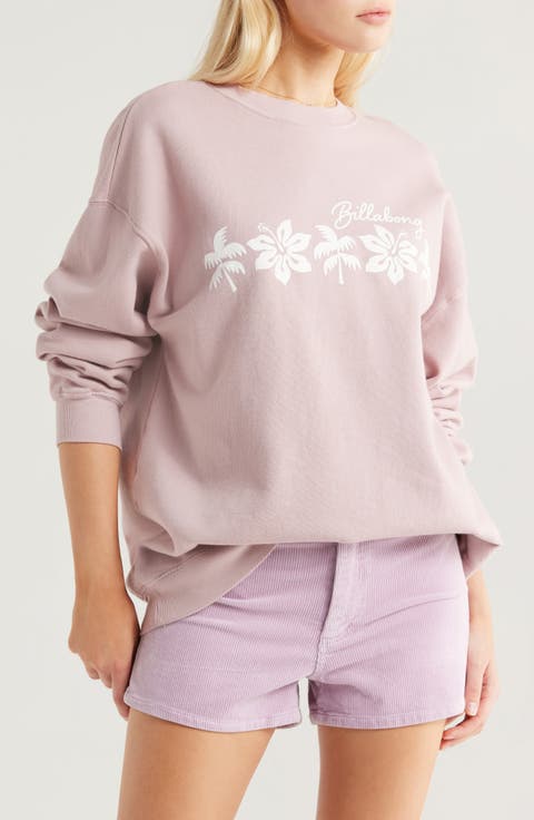 Oversize Ride in Crew Fleece Sweatshirt