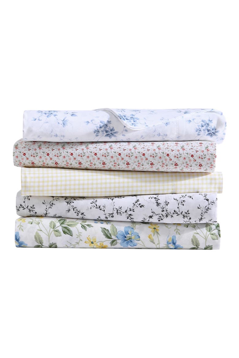 Meadow Floral Quilt & Sham Set, Alternate, color, SUNBLUE