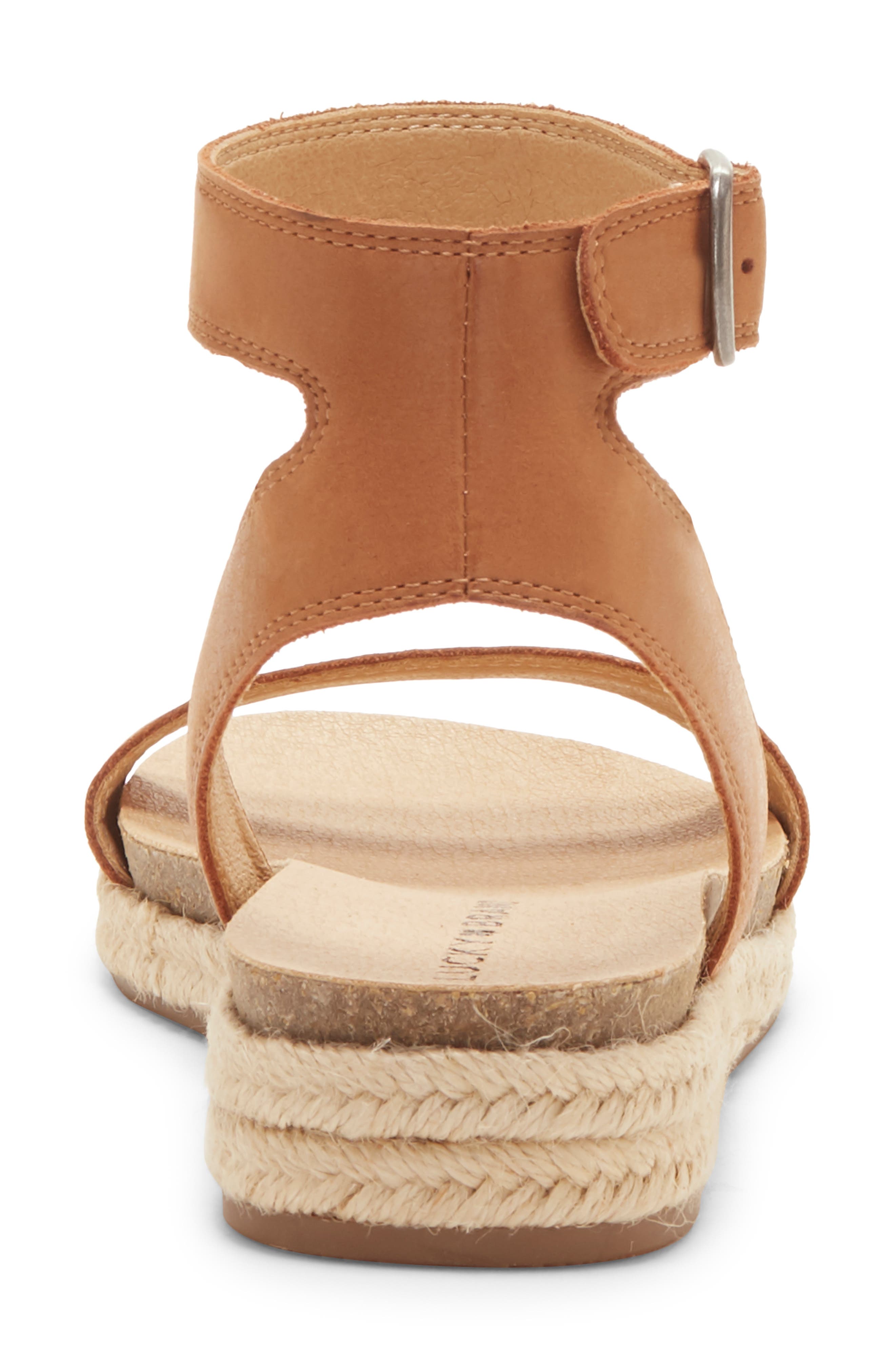 Lucky Brand Garston Espadrille Sandal, Alternate, color, Latte