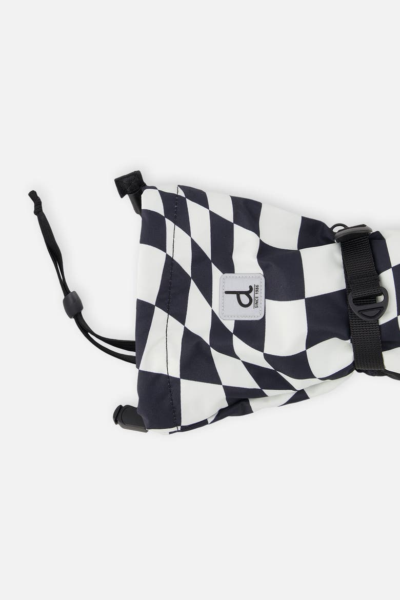 Teknik Checkered Waterproof Cordura Reinforced Winter Mittens, Alternate, color, White Checkered Print