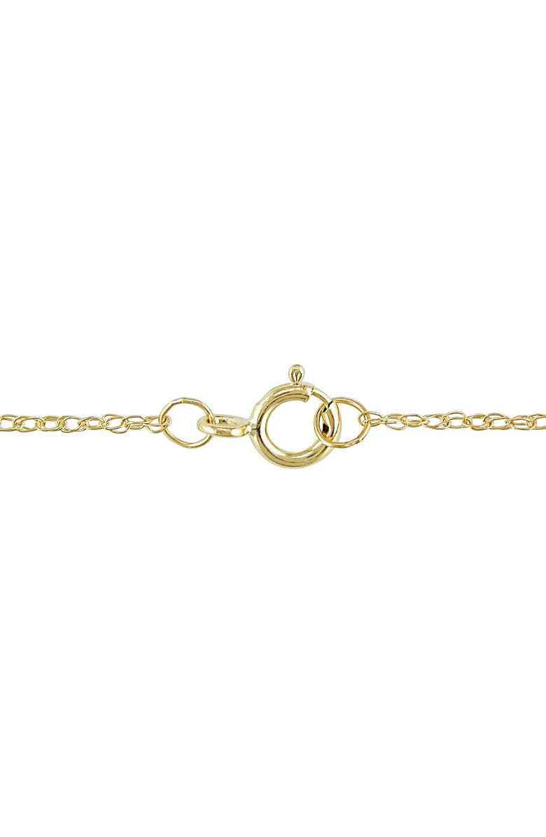 Bliss Diamond 1/5Ct Lab Grown Solitaire Diamond Pendant 14k Gold Necklace, Alternate, color, 14K Yellow Gold