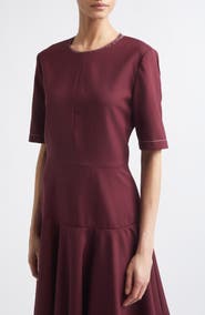 Marni Mending Embroidery Midi Dress