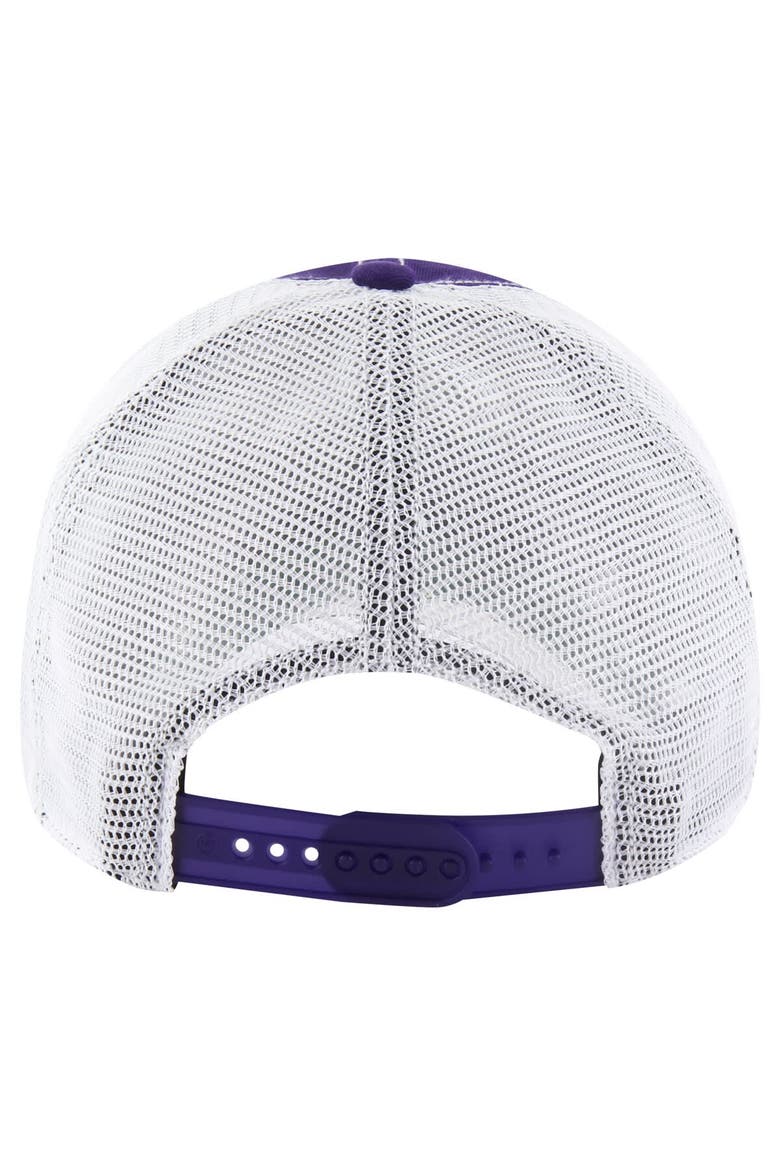 Men's '47 Purple TCU Horned Frogs Trawler Clean Up Adjustable Hat, Alternate, color, Purple