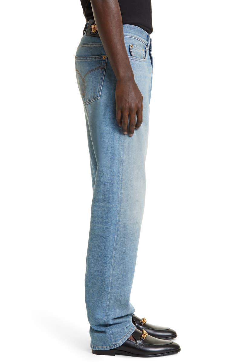 Versace Baggy Fit Jeans, Alternate, color, 