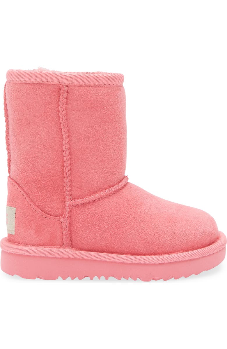UGG<sup>®</sup> Kids' Classic Short II Water Resistant Genuine Shearling Boot, Alternate, color, Pink Bloom