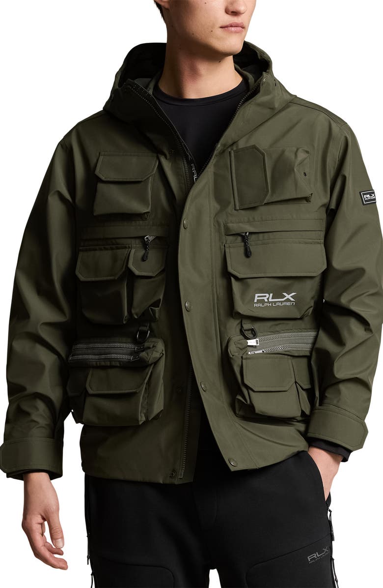 Polo Ralph Lauren Water Repellent Wading Jacket, Main, color, Ranger Green
