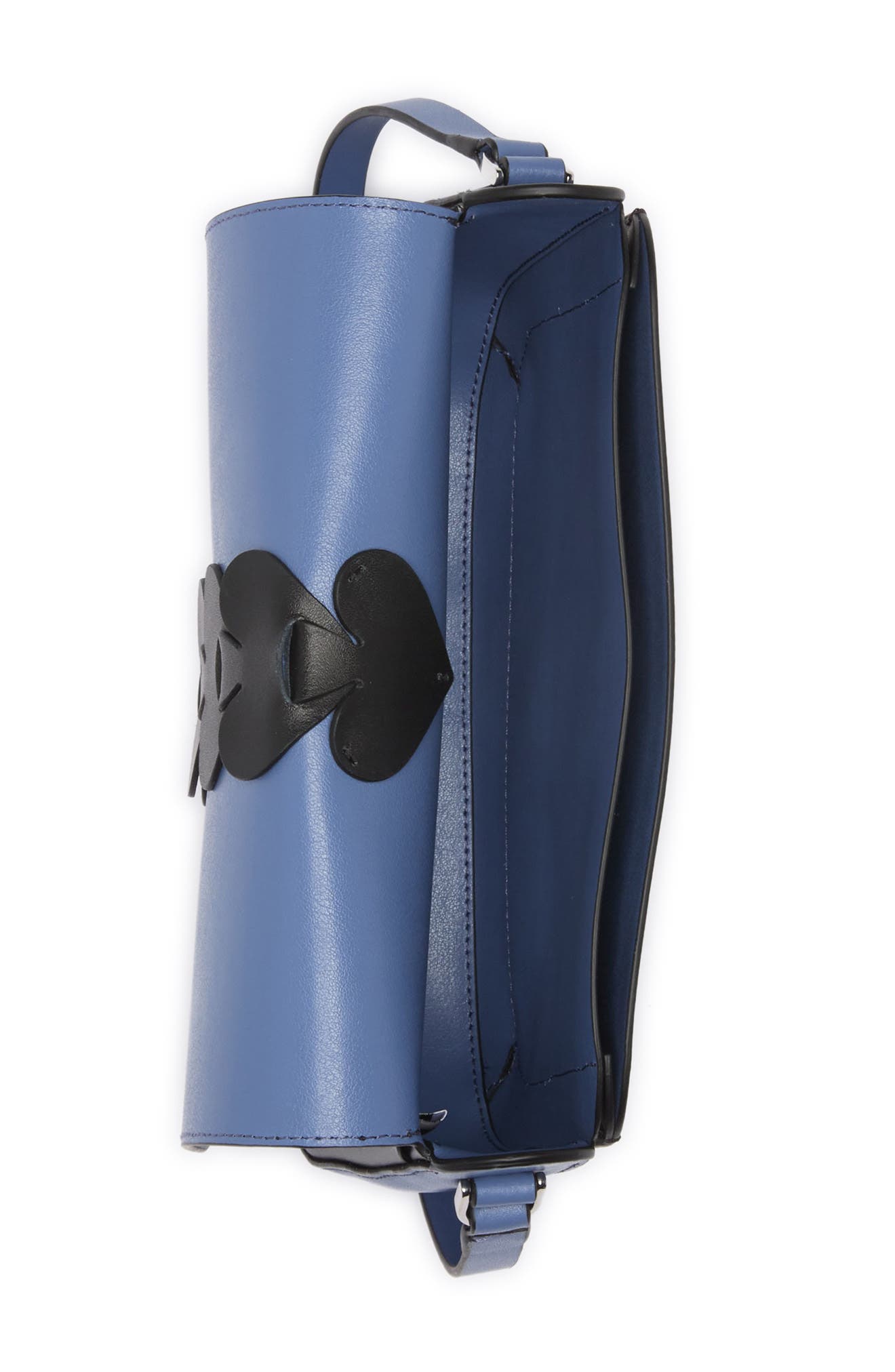 Kate Spade New York nadine woven spade medium flap shoulder bag, Alternate, color, 