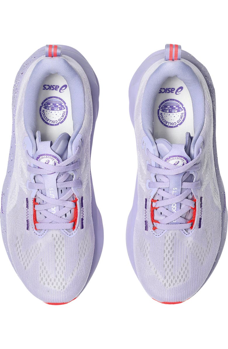 ASICS<sup>®</sup> NOVABLAST<sup>®</sup> 5 Tokyo Running Shoe, Alternate, color, Vapor/ Edo Purple