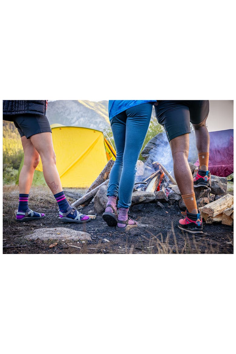 Hike Light Cushion Tube Crew Socks, Alternate, color, TAUPE NATURAL MARL