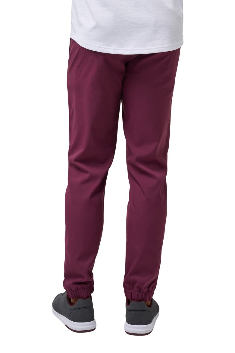 Sport Mode Twill Joggers, Alternate, color, MAUVE WINE