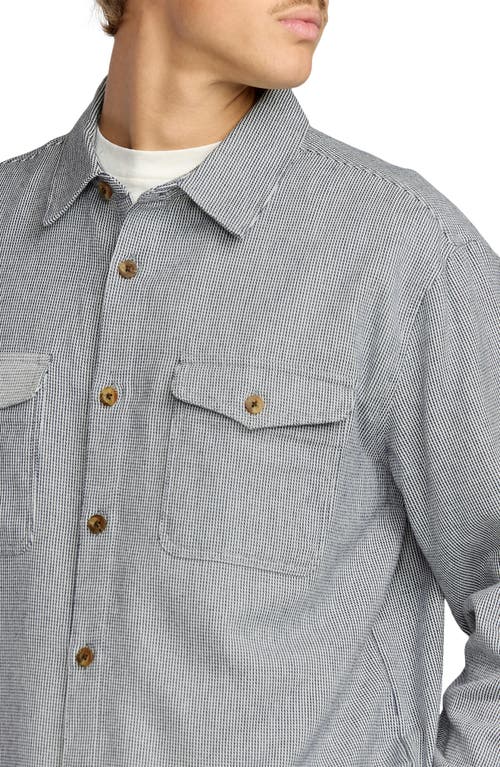 Billabong Austin Garage Corduroy Button-up Shirt In Gray