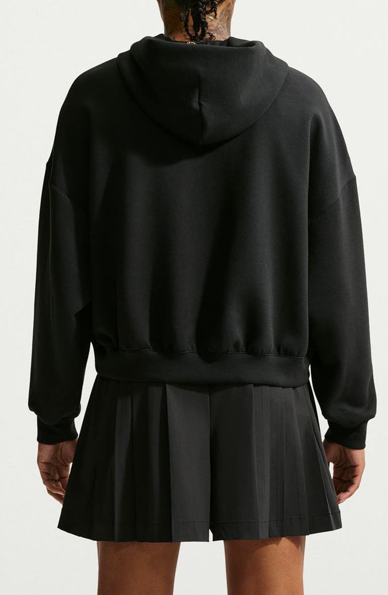 Nike Zip Front Hoodie, Alternate, color, Black/ Dark Smoke Grey