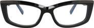 Saint Laurent 54mm Cat Eye Optical Glasses