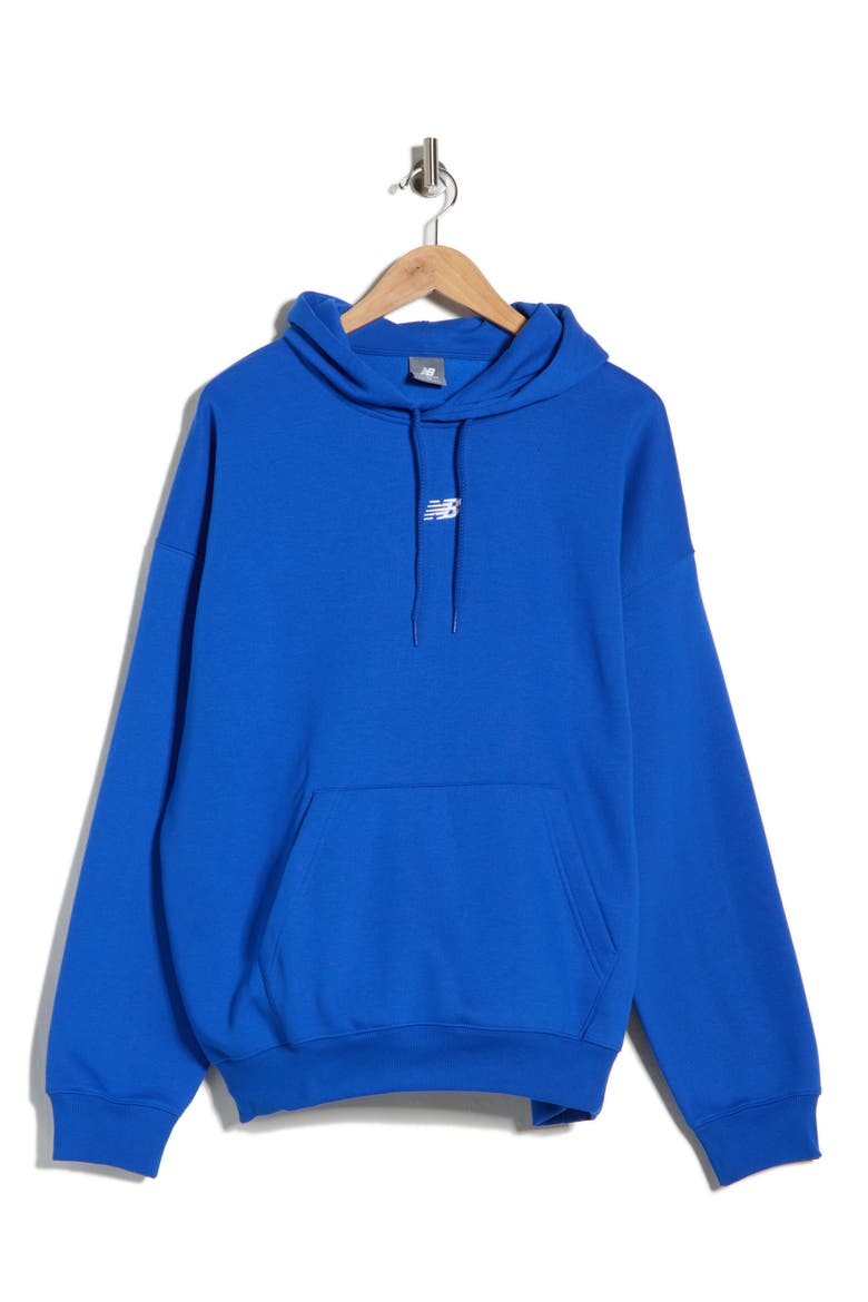 Oversize Embroidered Hoodie, Alternate, color, BLUE
