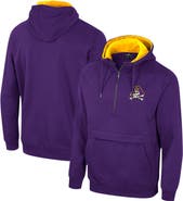 COLOSSEUM Men's Colosseum Purple ECU Pirates Team Half-Zip Pullover Hoodie