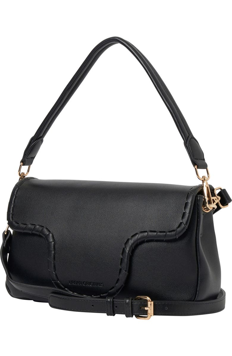 Urban Originals Misty Vegan Leather Shoulder Bag, Alternate, color, Black