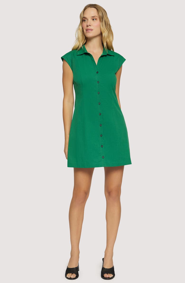Lost + Wander Portofino Bliss Minidress, Alternate, color, Forest Green