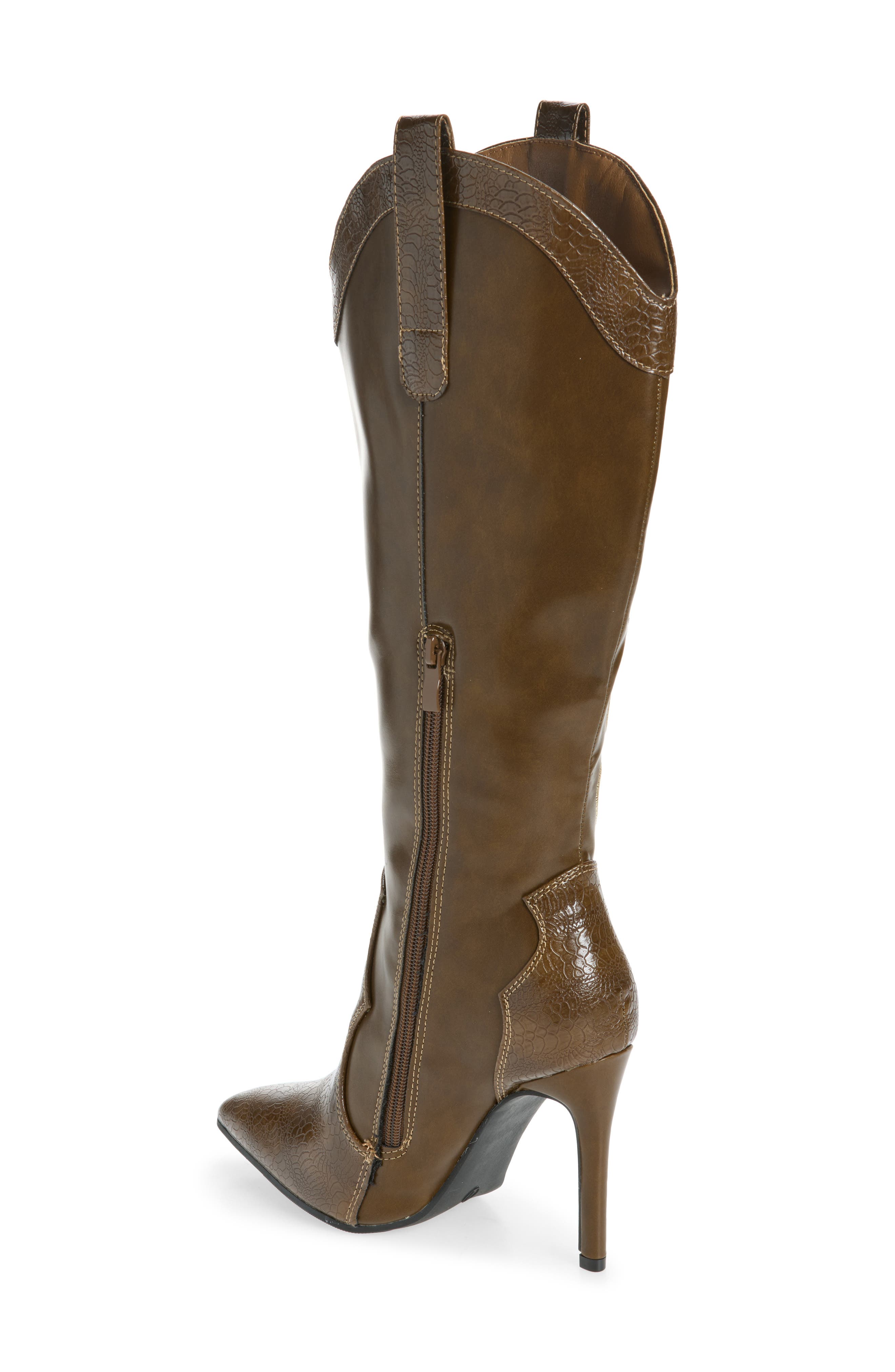 Reyes Western Boot, Alternate, color, BROWN