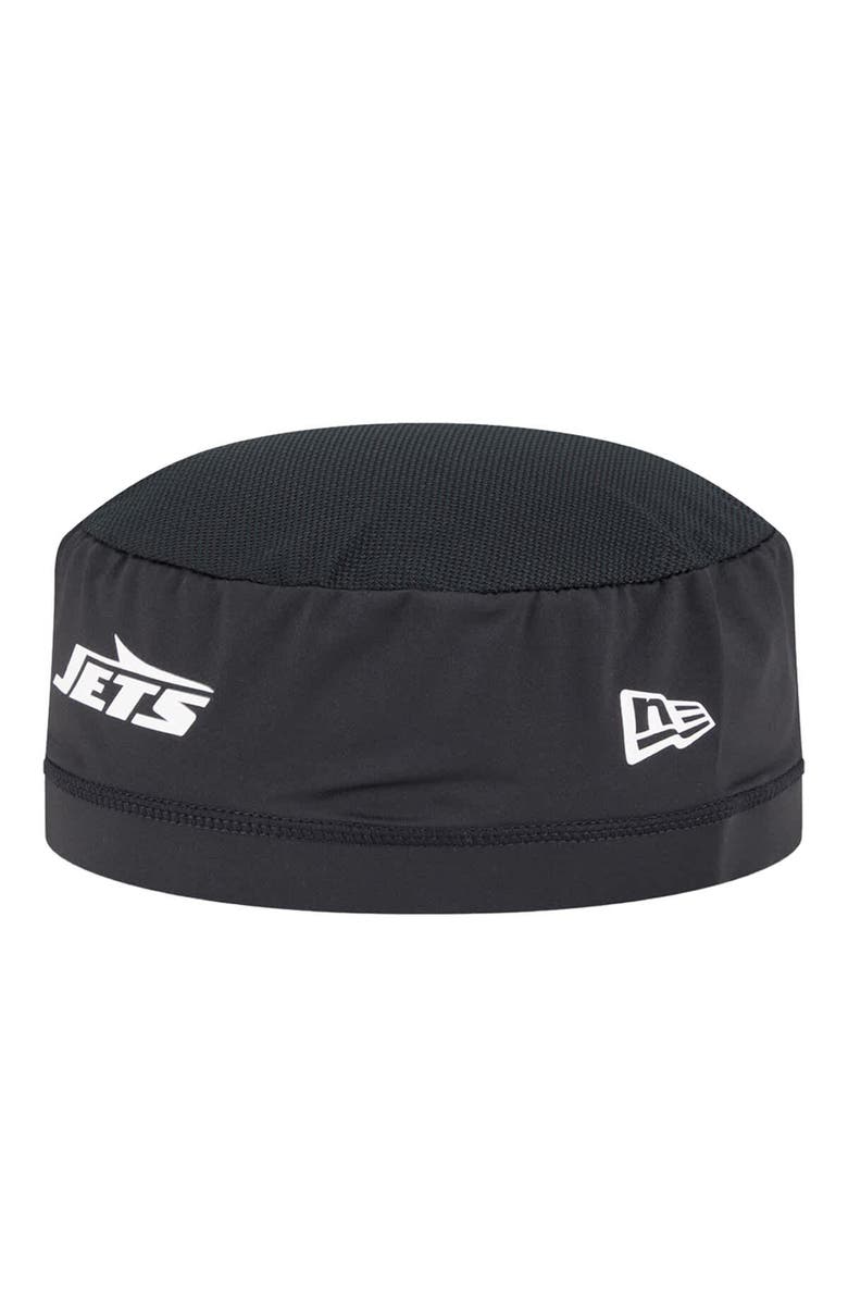 New Era Men's New Era Black New York Jets NFL Training Camp Official Skully, Main, color,