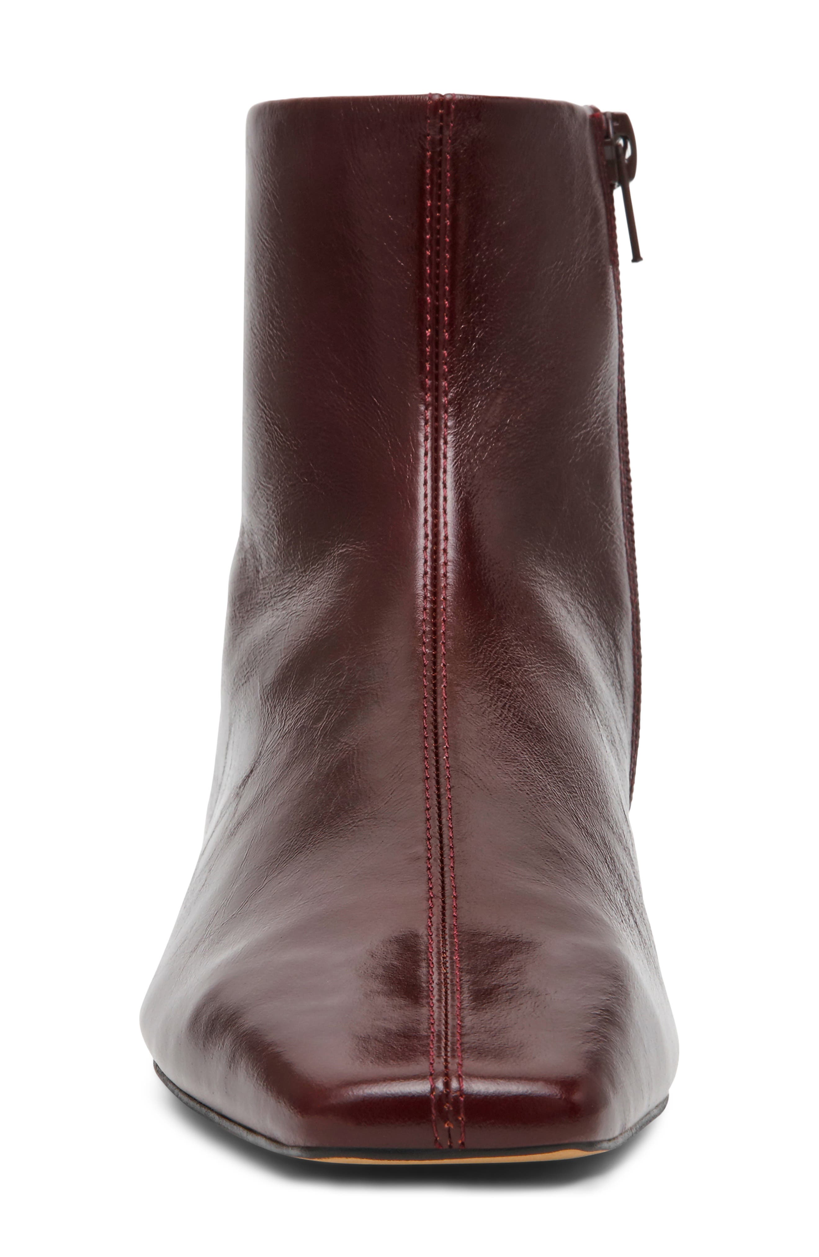 Zami Leather Bootie, Alternate, color, BURG LEATHER